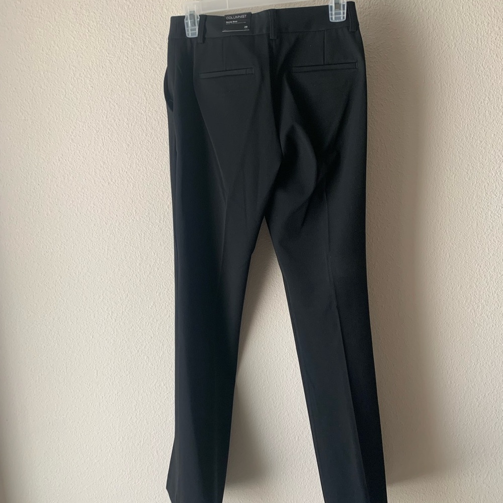 Express Dress Pants Slacks Columnist Barely Boot Mid Rise Size 2R Black NWT